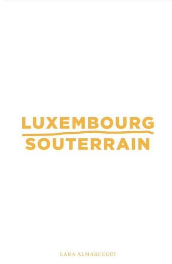 Lara Almarcegui, Luxembourg Souterrain, 2016